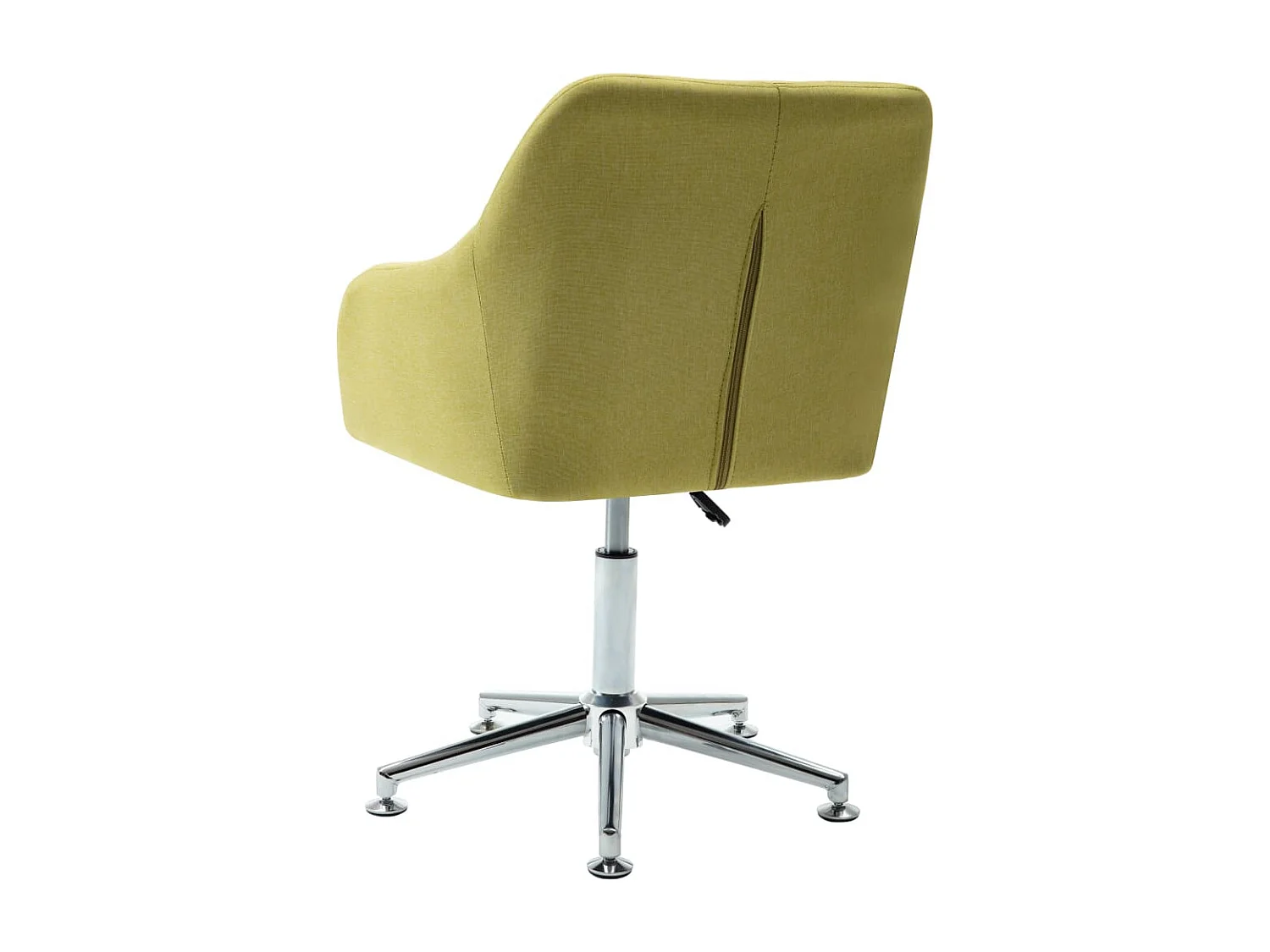 Sillas de comedor giratorias 2 unidades tela verde