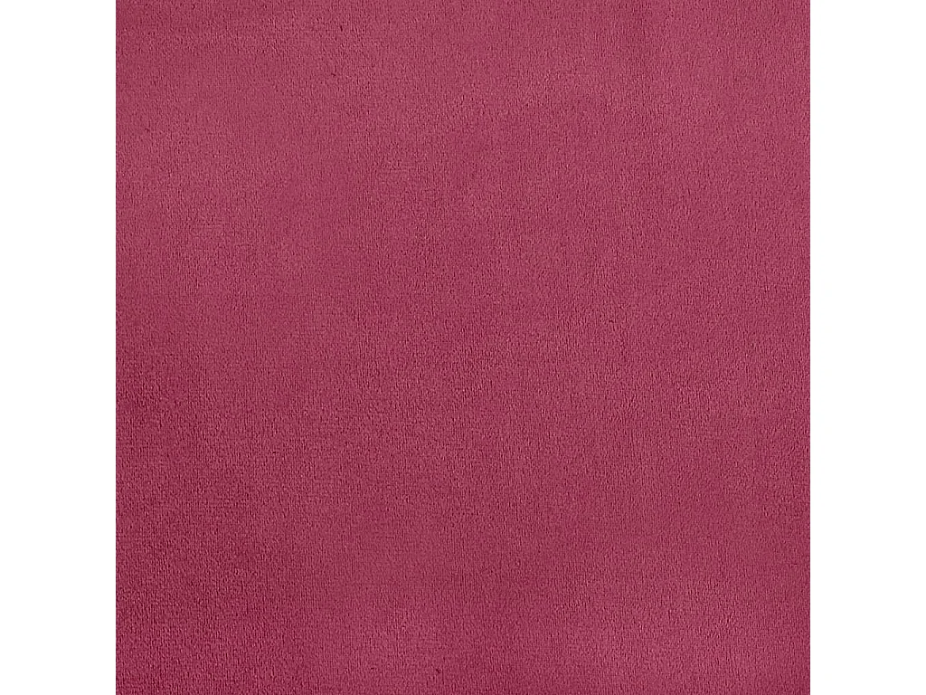 Chaises à manger lot de 4 Rouge bordeaux Velours