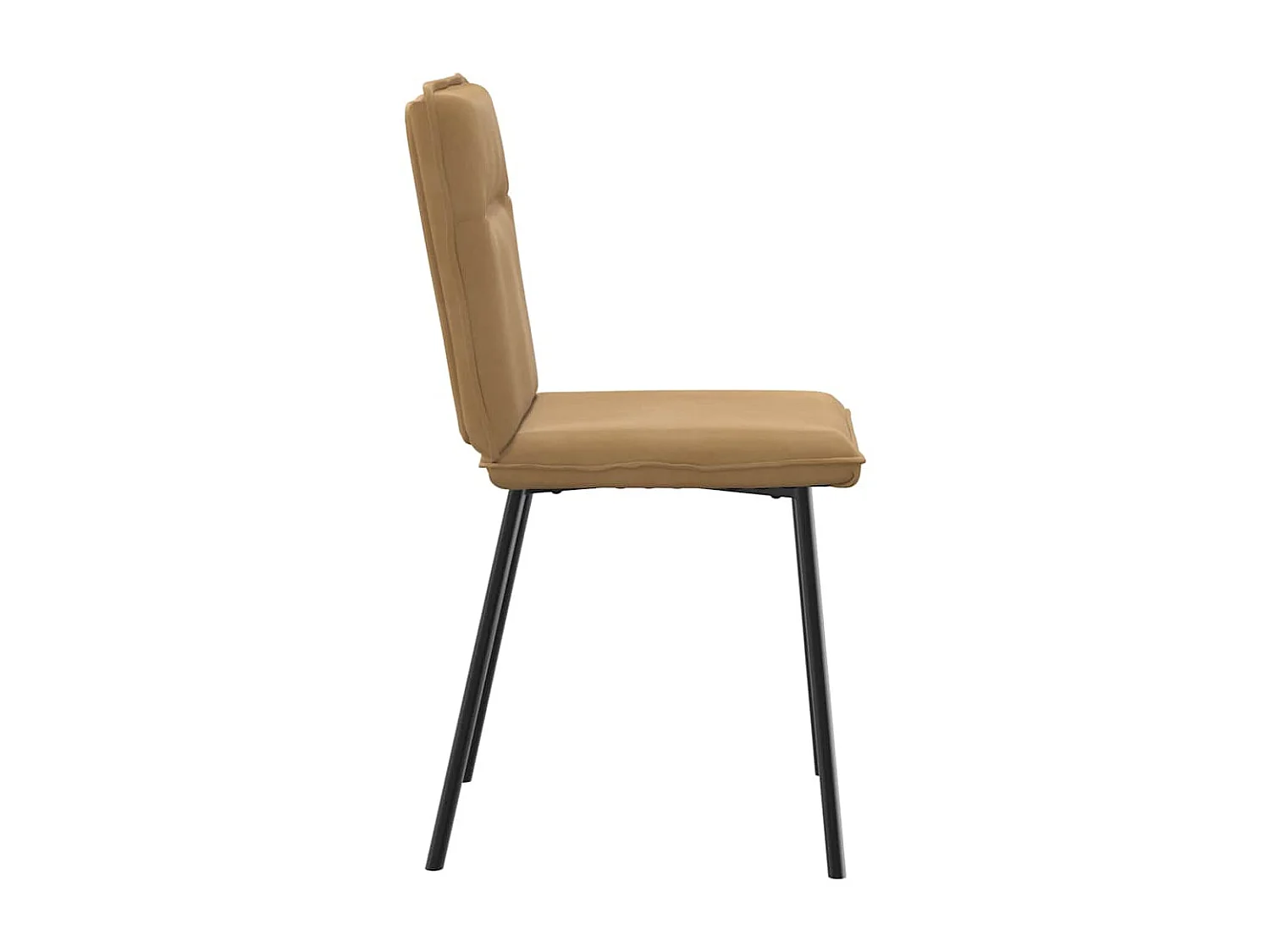 Sillas de comedor 4 unidades terciopelo marrón