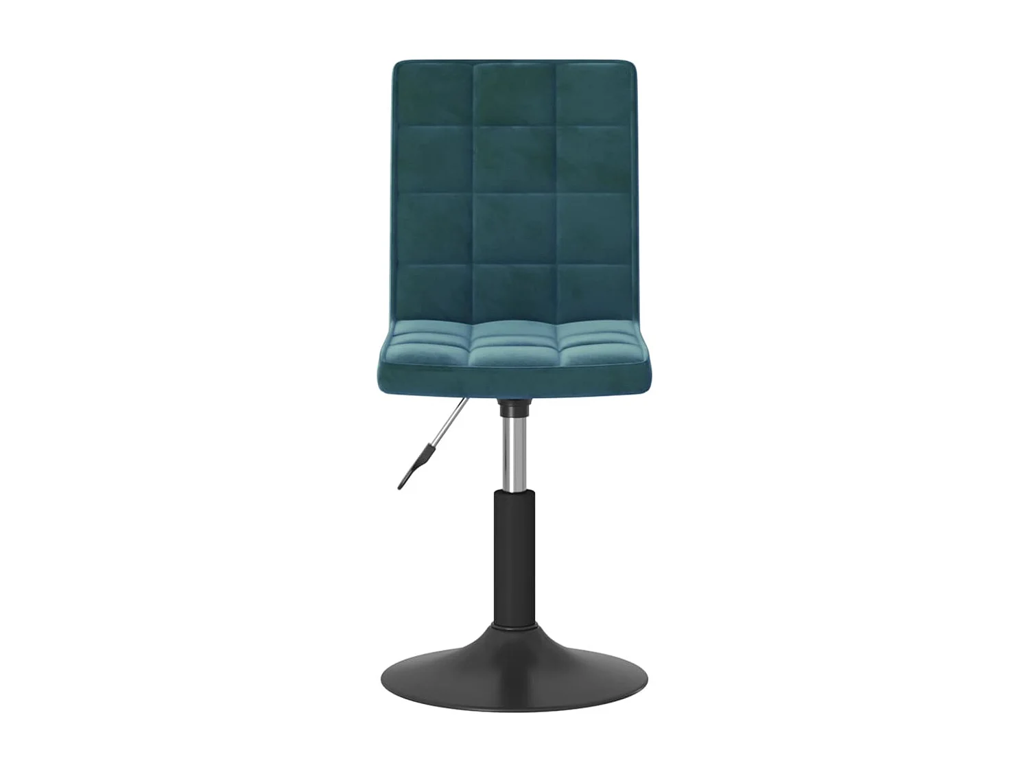 Eetkamerstoelen draaibaar 6 st fluweel blauw