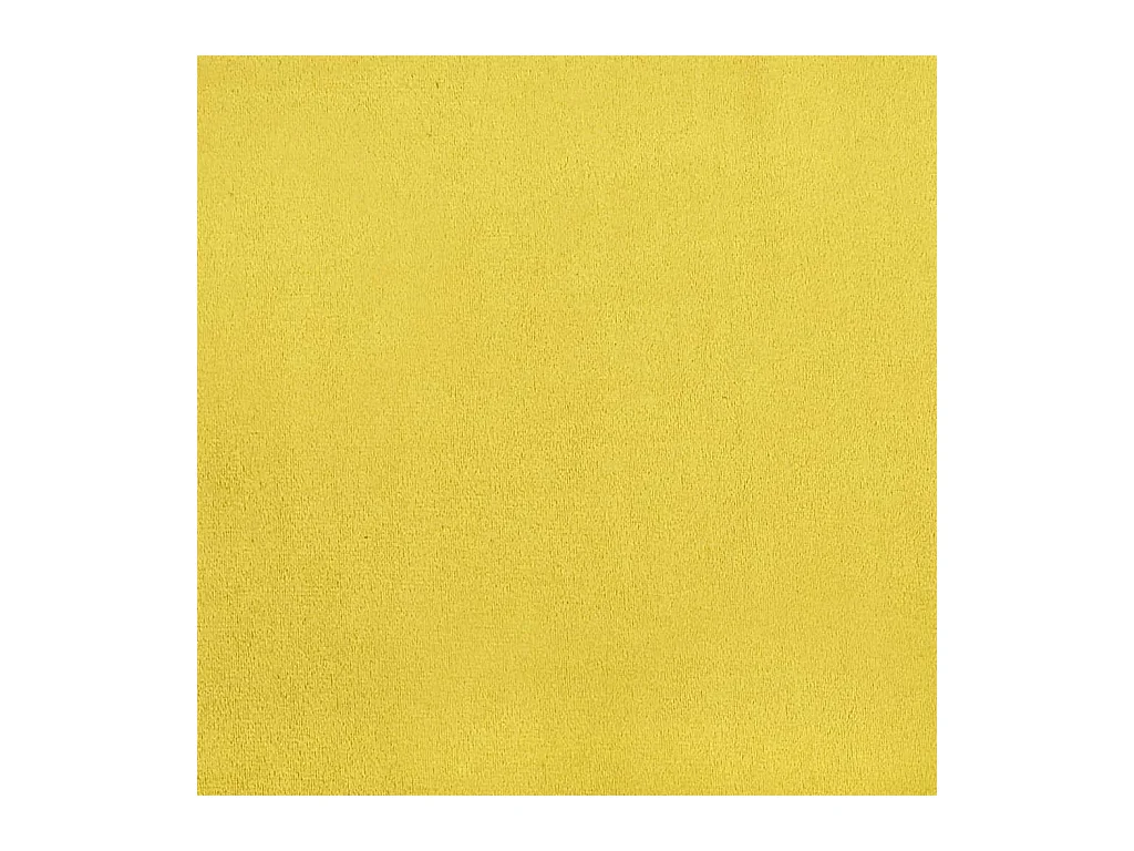 Chaises à manger lot de 4 Jaune moutarde Velours