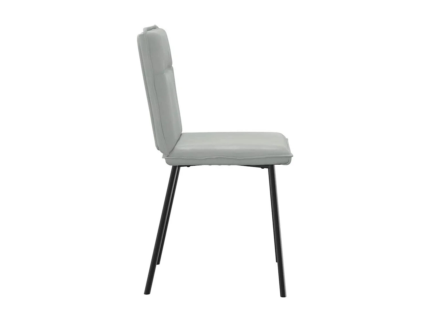 Eetkamerstoelen 2 st fluweel lichtgrijs