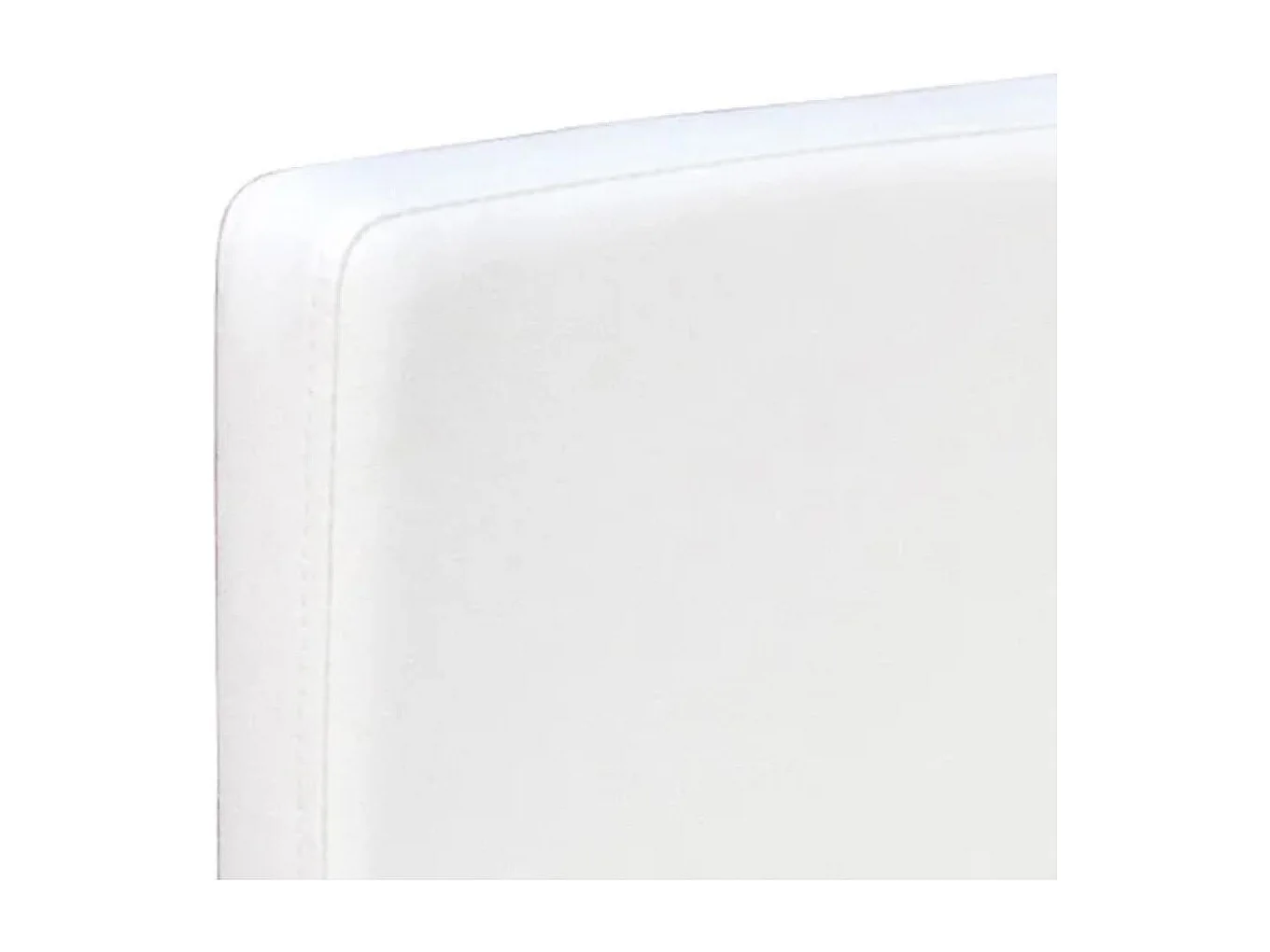 Sillas de comedor 2 unidades cuero sintético blanco