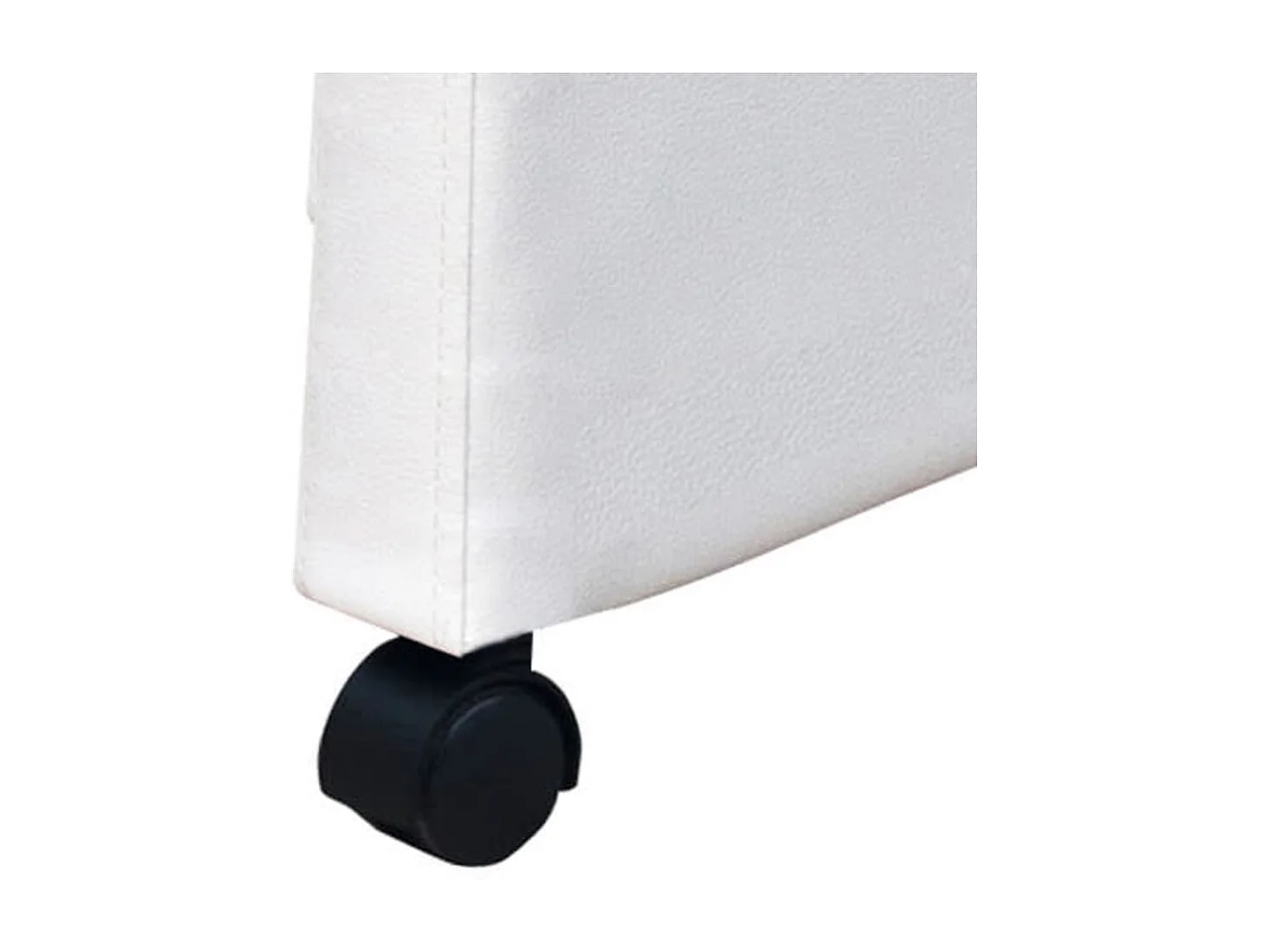 Cadeiras de jantar 2 peças couro artificial branco