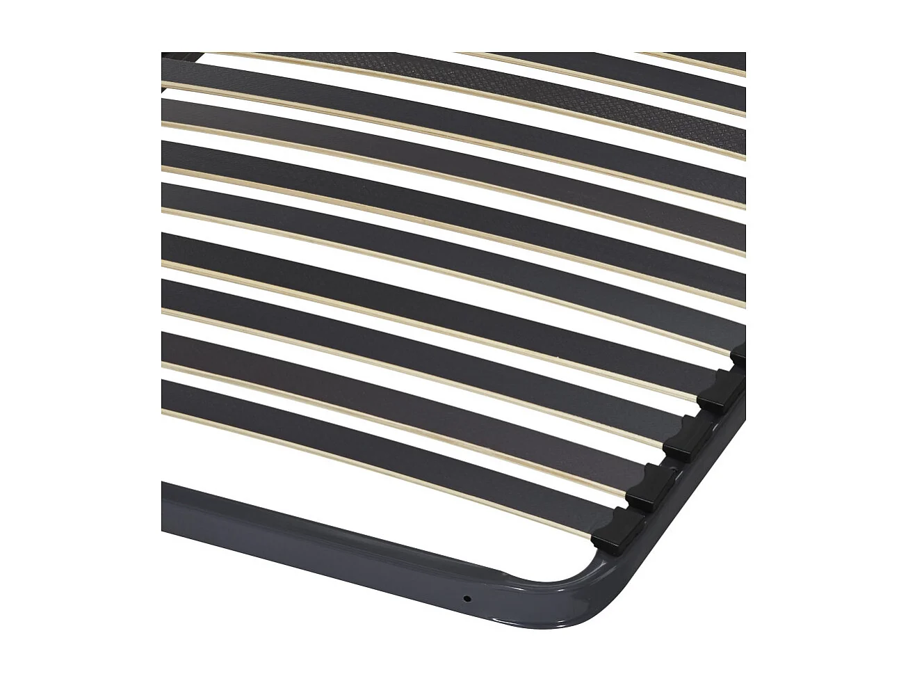 Sommier à lattes + pieds 140x190 Artemis - 42 lattes bois - Fabrication française