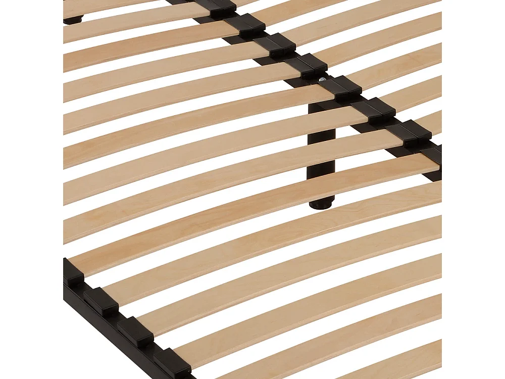 Sommier à lattes démontable + pieds 160x200 - 36 lattes bois - Fabrication française