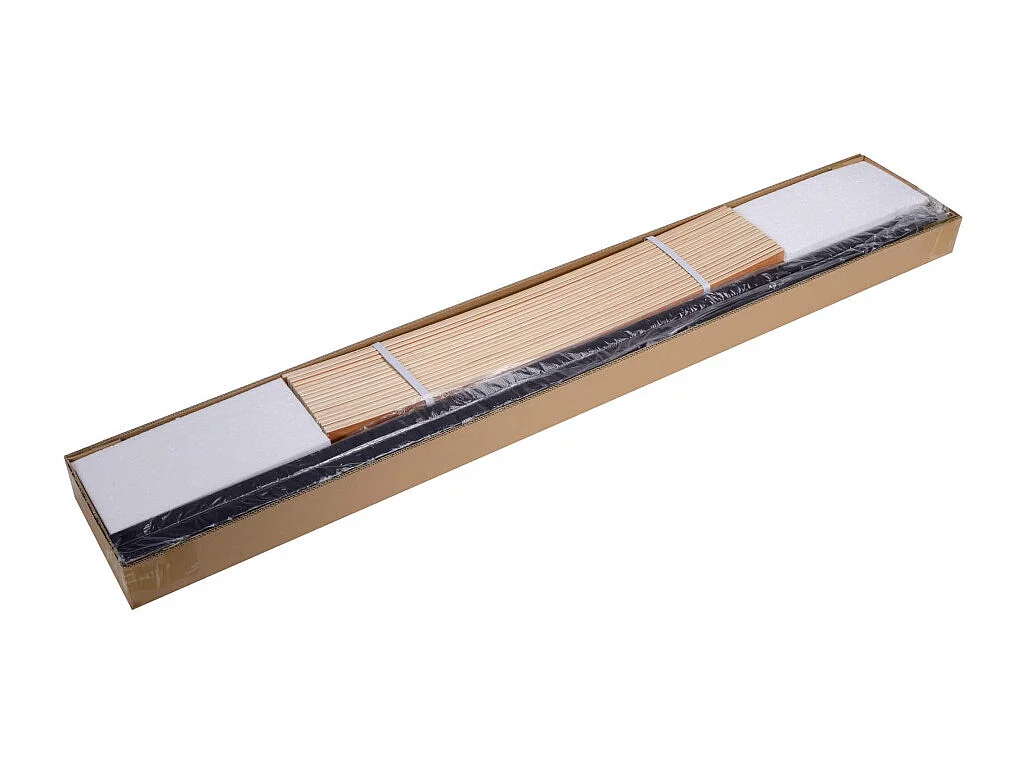 Sommier à lattes démontable + pieds 140x190 - 36 lattes bois - Fabrication française