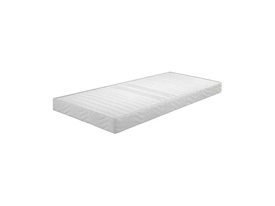 Sommier tapissier 80x200 Omega blanc 18 lattes