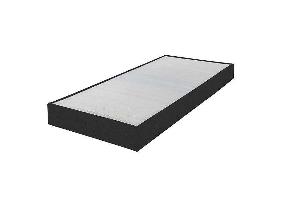 Sommier tapissier Omega anthracite 1 place