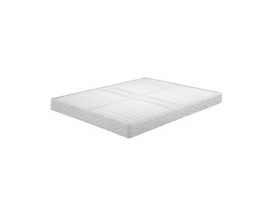 Sommier tapissier 140x190 Omega blanc 2x18 lattes