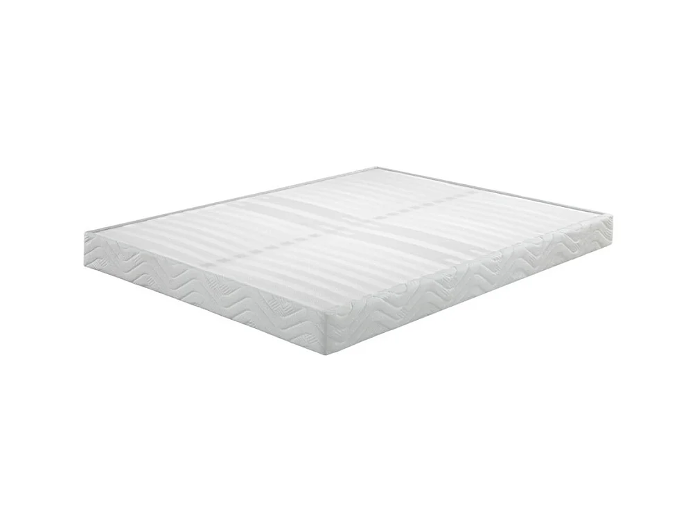 Sommier tapissier 140x200 Omega blanc 2x18 lattes