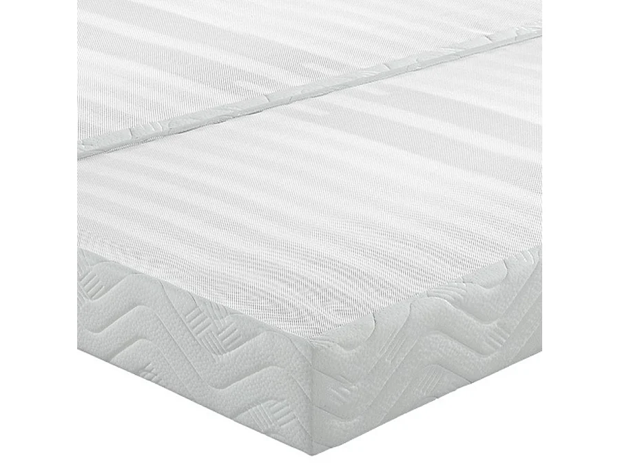 Sommier tapissier 80+80x200 Omega blanc 18 lattes