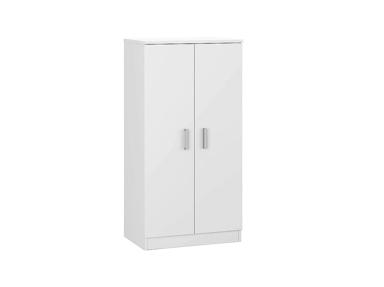 Meuble à chaussures coloris Blanc, 55 x 36 x 108 cm
