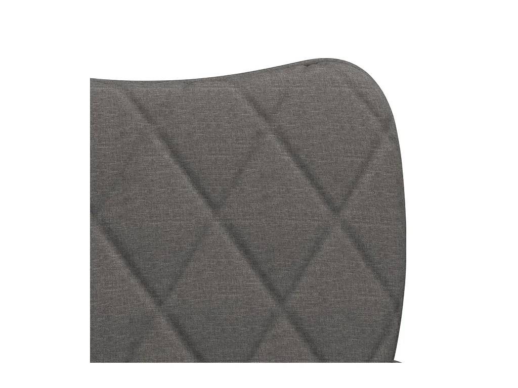 Chaises à manger lot de 2 gris foncé tissu