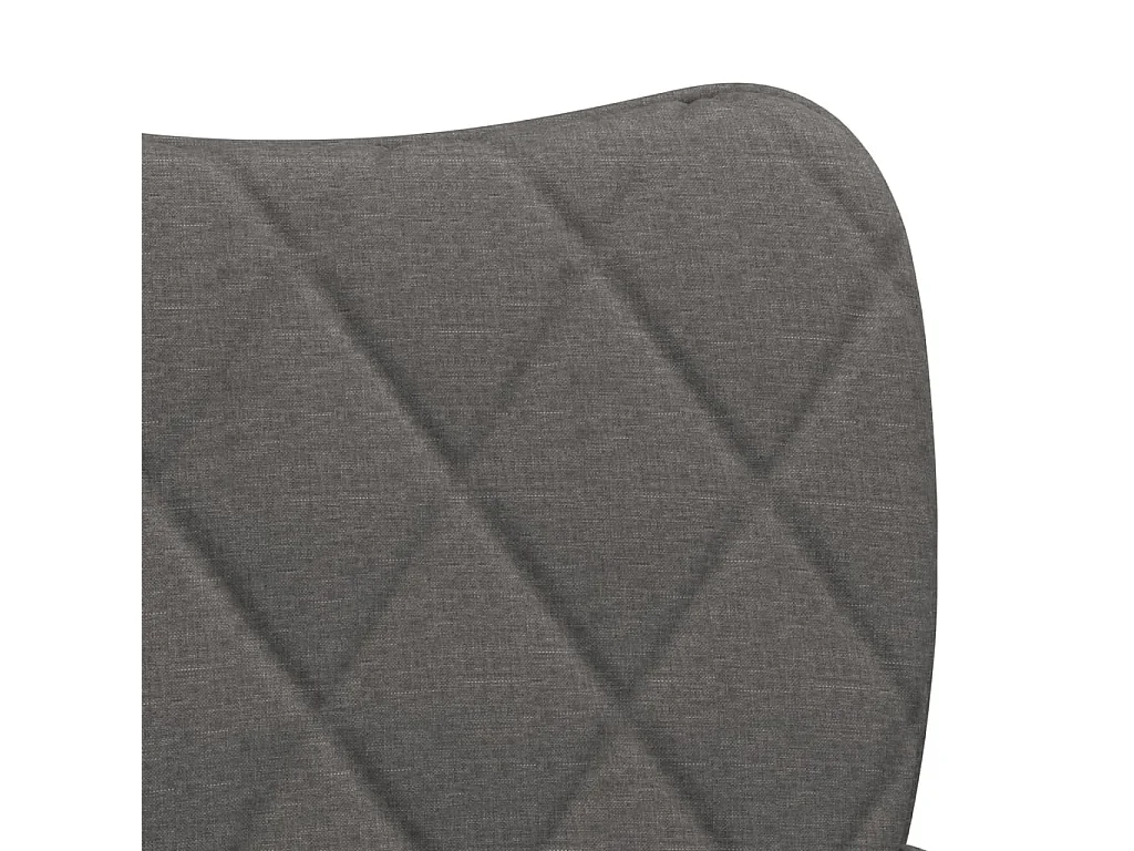 Chaises à manger lot de 2 gris foncé tissu