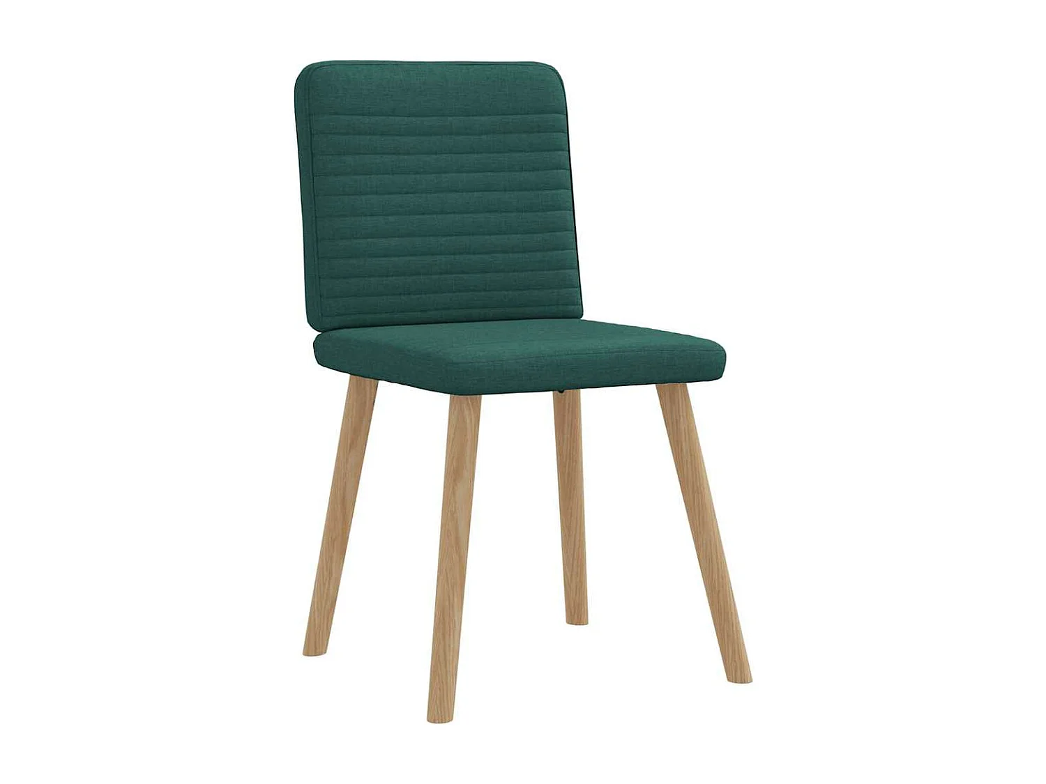 Eetkamerstoelen 2 st stof donkergroen