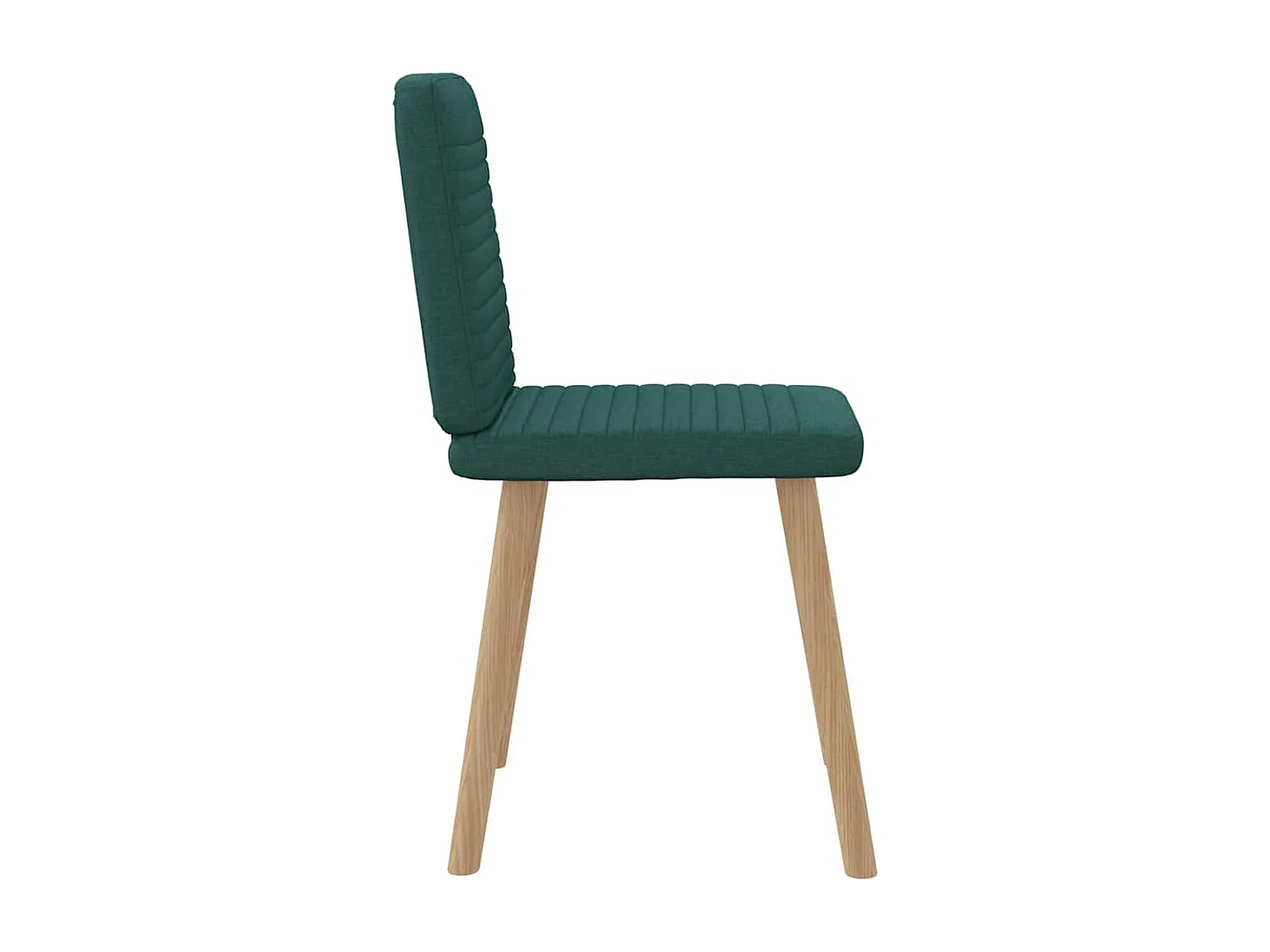 Eetkamerstoelen 2 st stof donkergroen