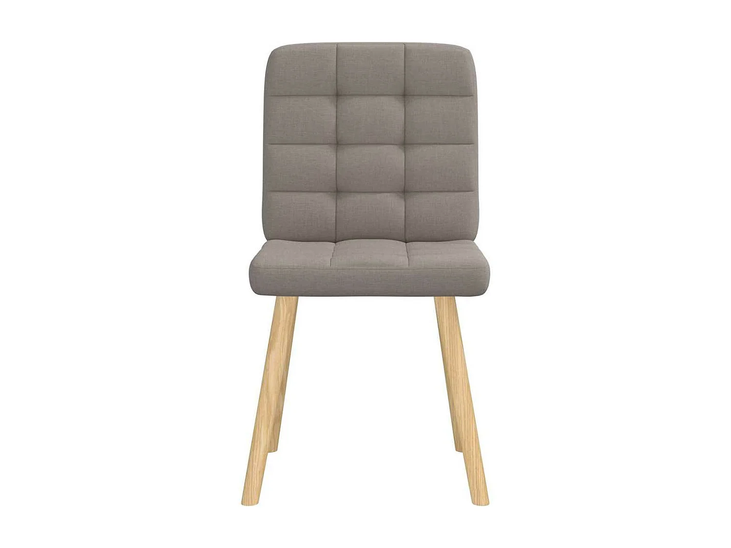 Eetkamerstoelen draaibaar 2 st stof taupe