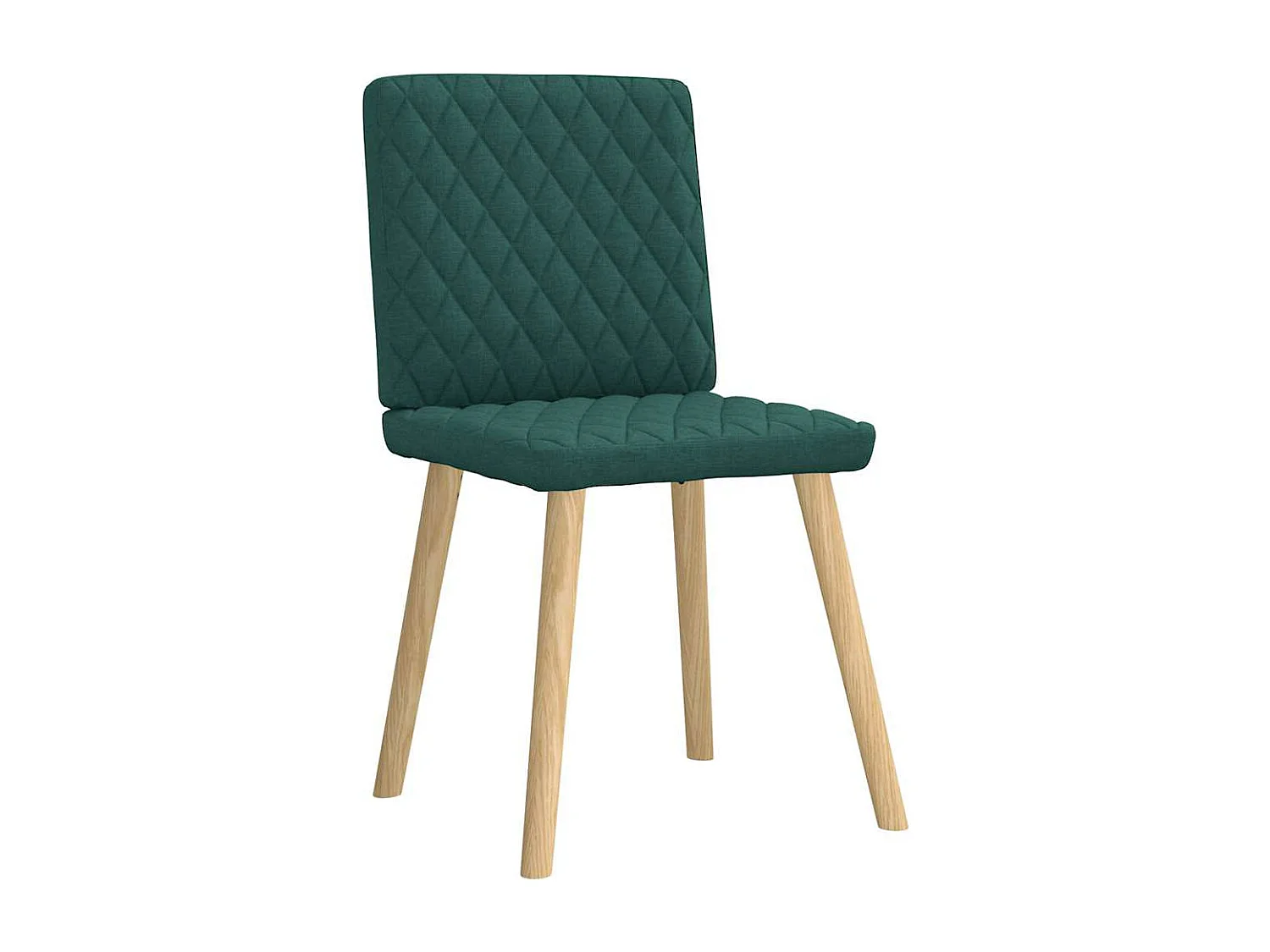Eetkamerstoelen 2 st stof donkergroen