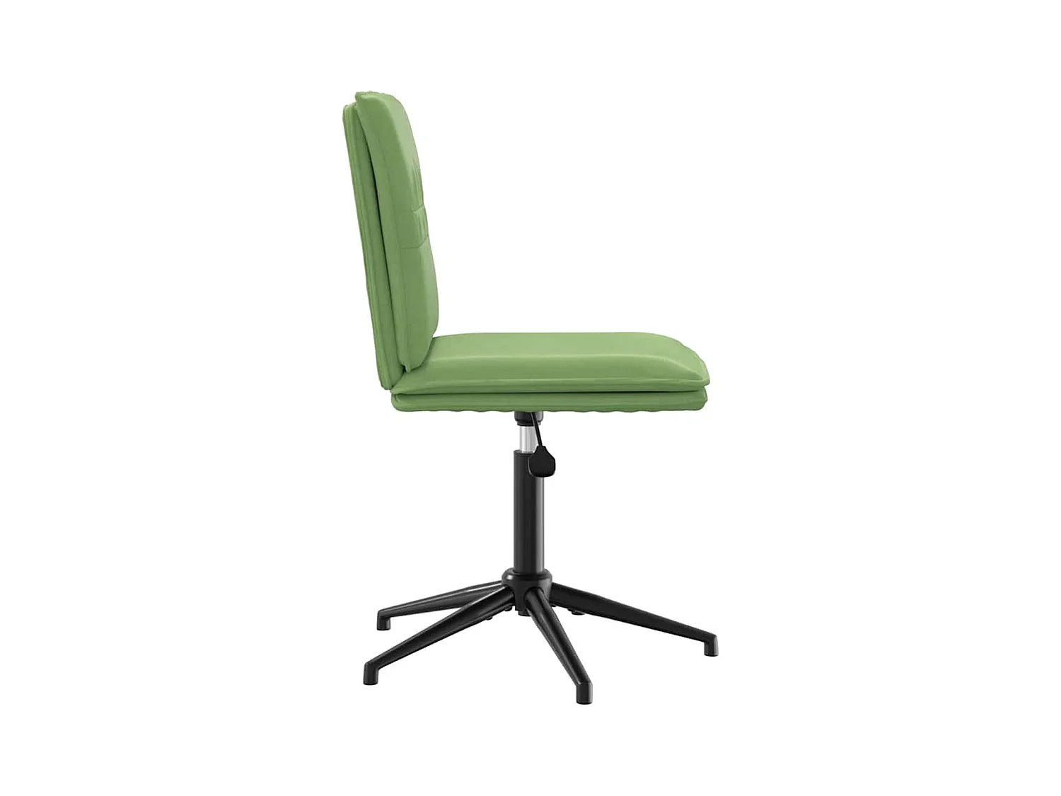 Chaises à manger lot de 2 Vert clair Velours