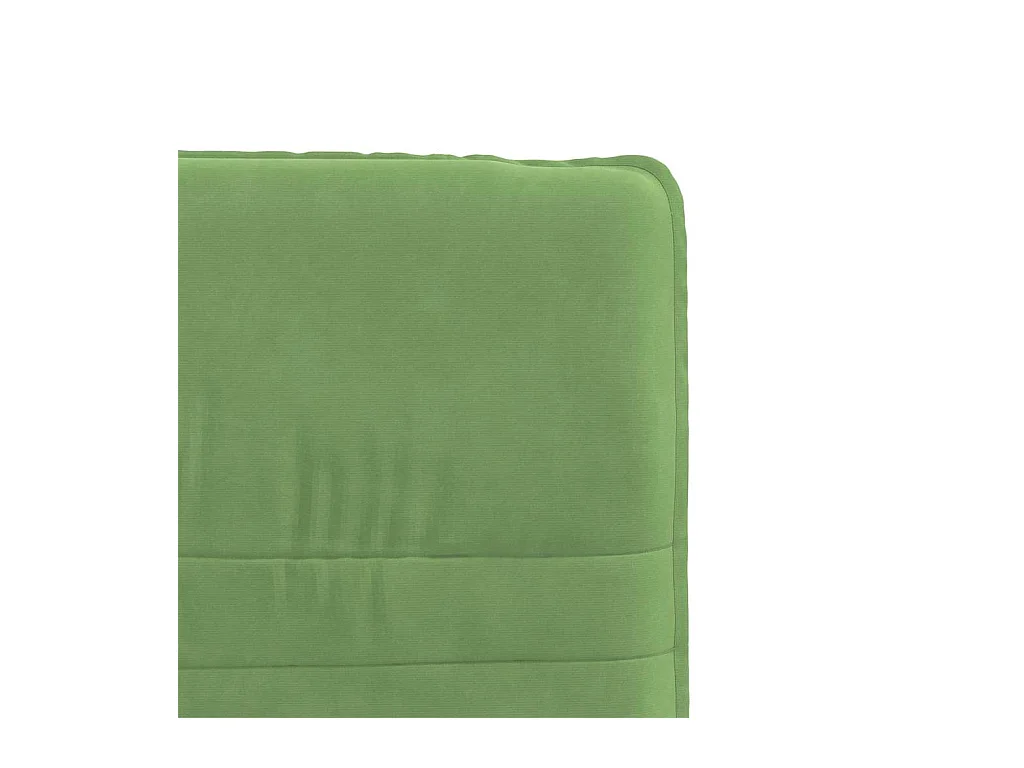 Chaises à manger lot de 2 Vert clair Velours