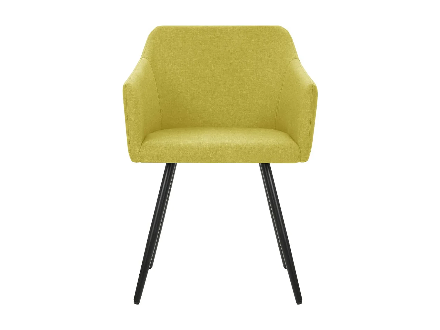 Sillas de comedor 2 unidades tela verde