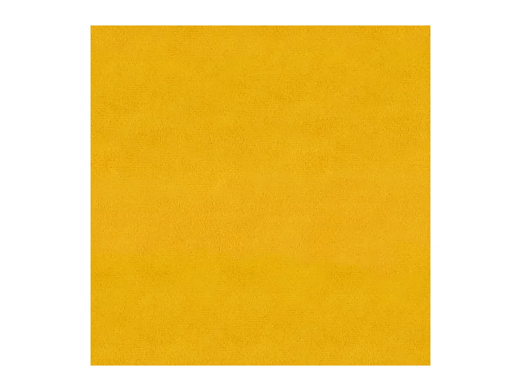 Chaises pivotantes à manger lot de 2 Jaune Velours