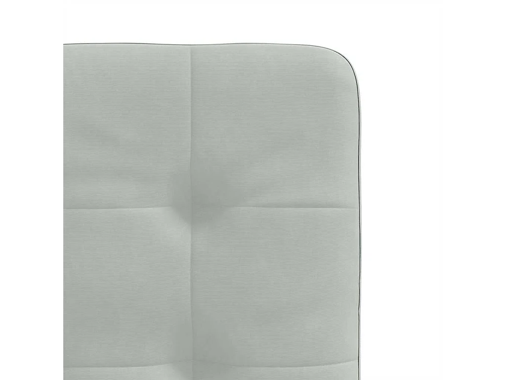 Sillas de comedor 2 unidades terciopelo gris claro