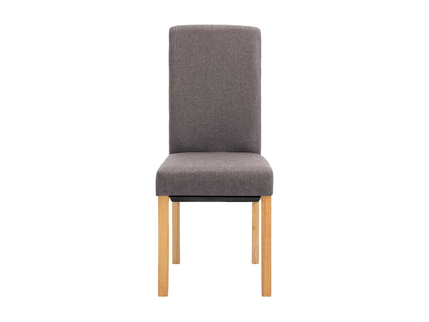 Sillas de comedor 4 unidades tela gris taupé