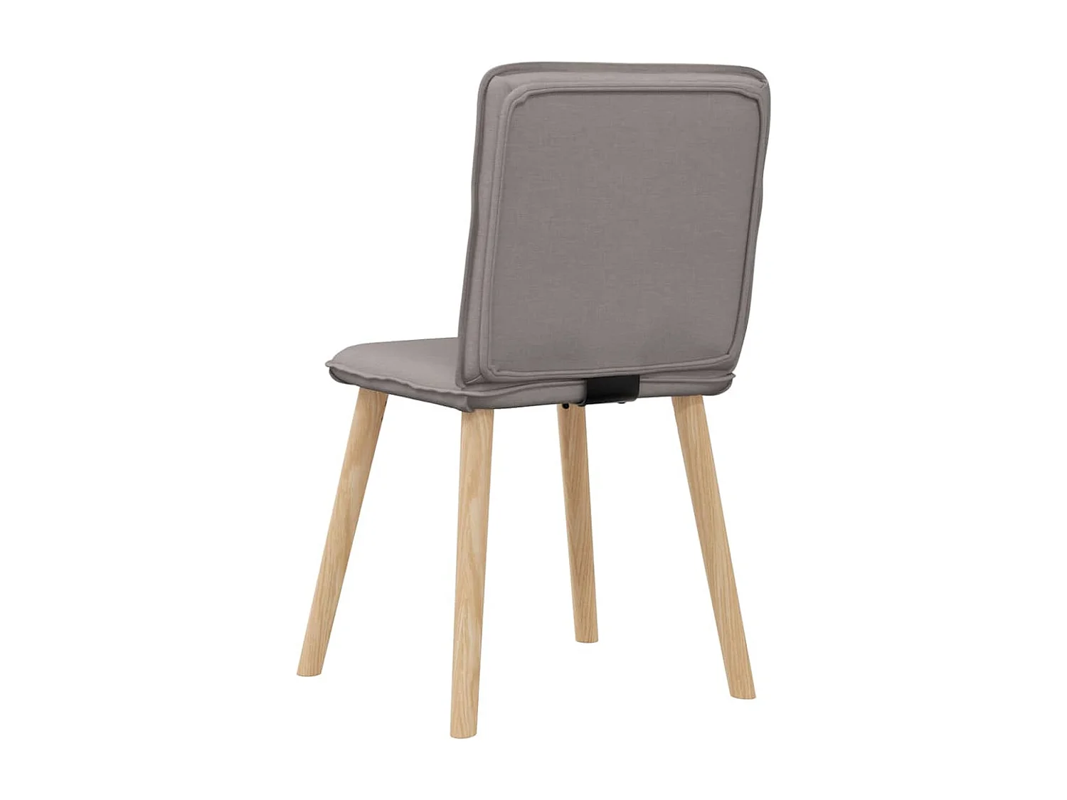 Eetkamerstoelen 4 stukkendraaibaar stof taupe