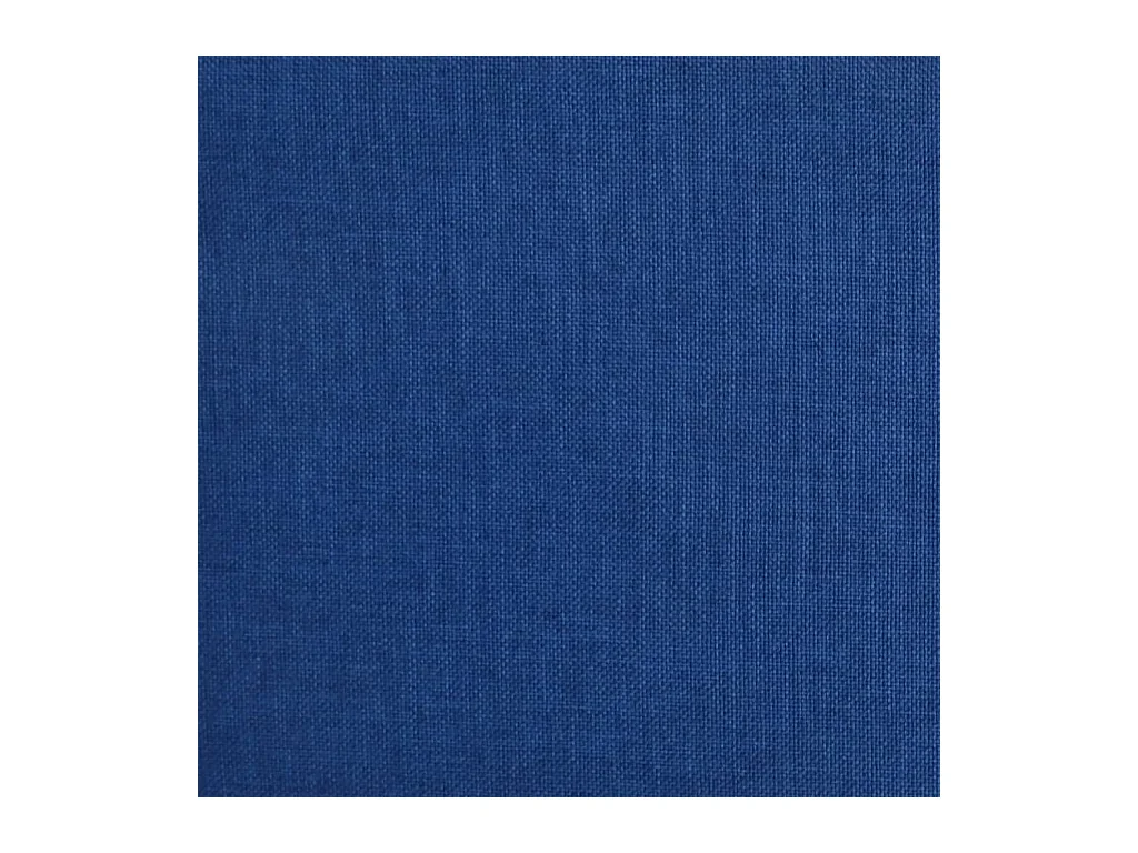 Cadeiras de jantar giratórias 6 peças tecido azul