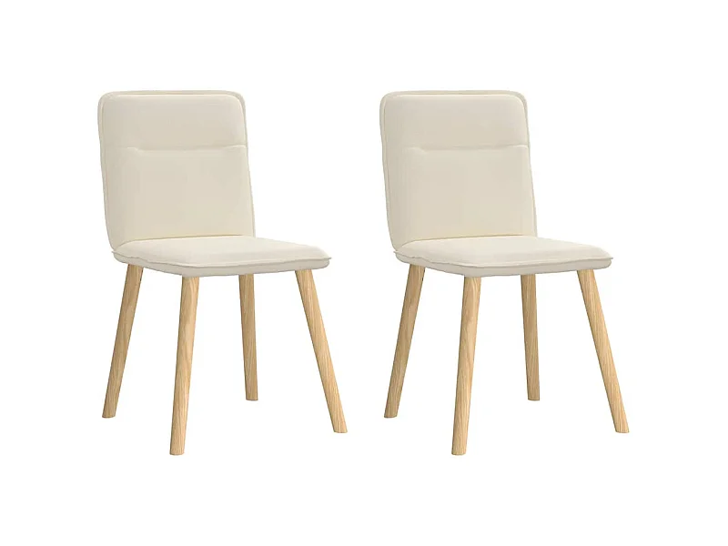 Eetkamerstoelen 2 st linnen