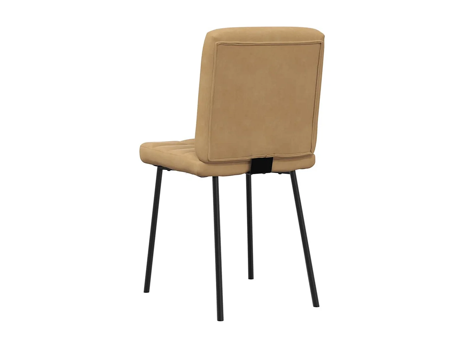 Sillas de comedor 2 unidades terciopelo marrón