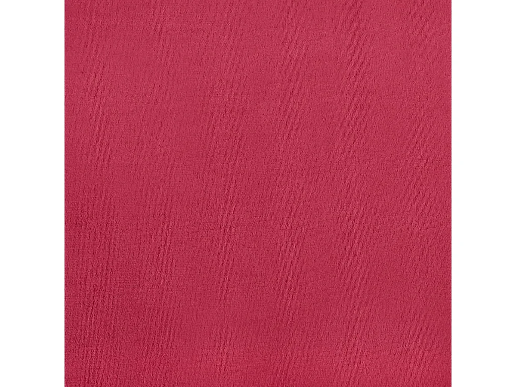 Chaises à manger lot de 2 Rouge bordeaux Velours