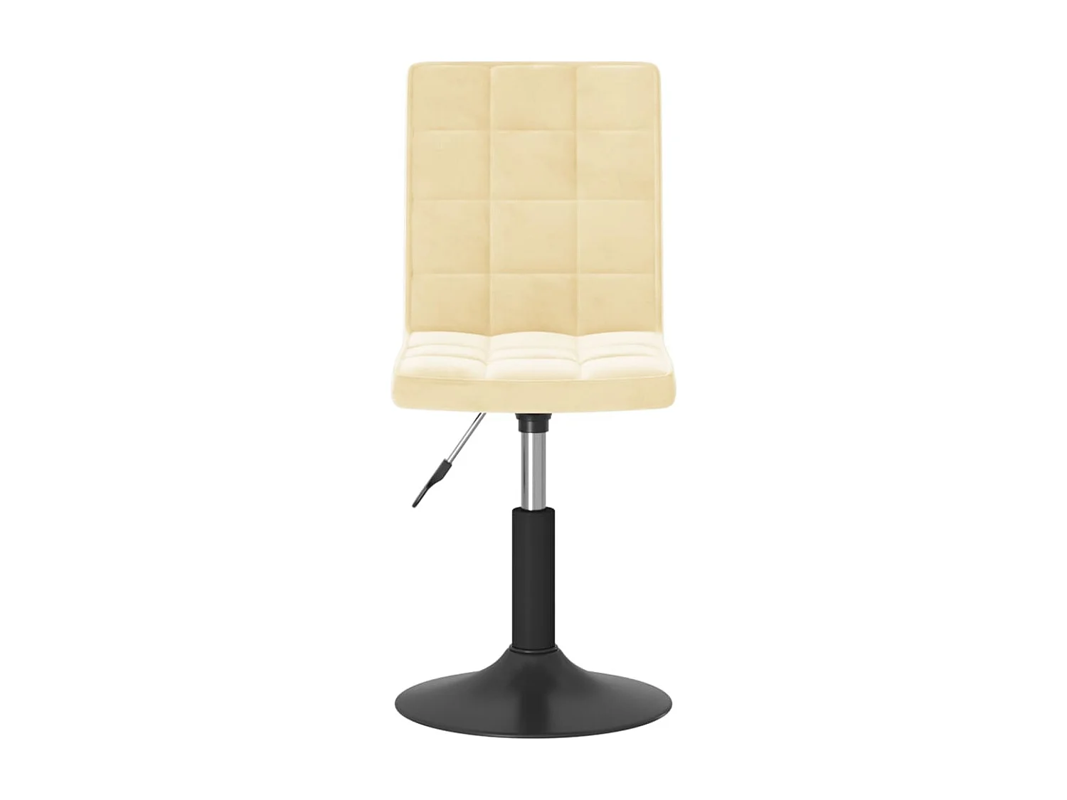 Sillas de comedor giratorias 2 unidades terciopelo crema