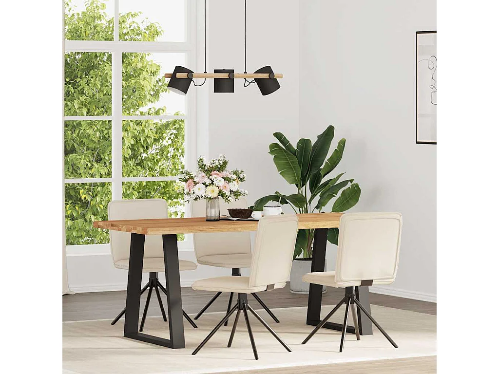 Eetkamerstoelen 4 stukkenlinnen