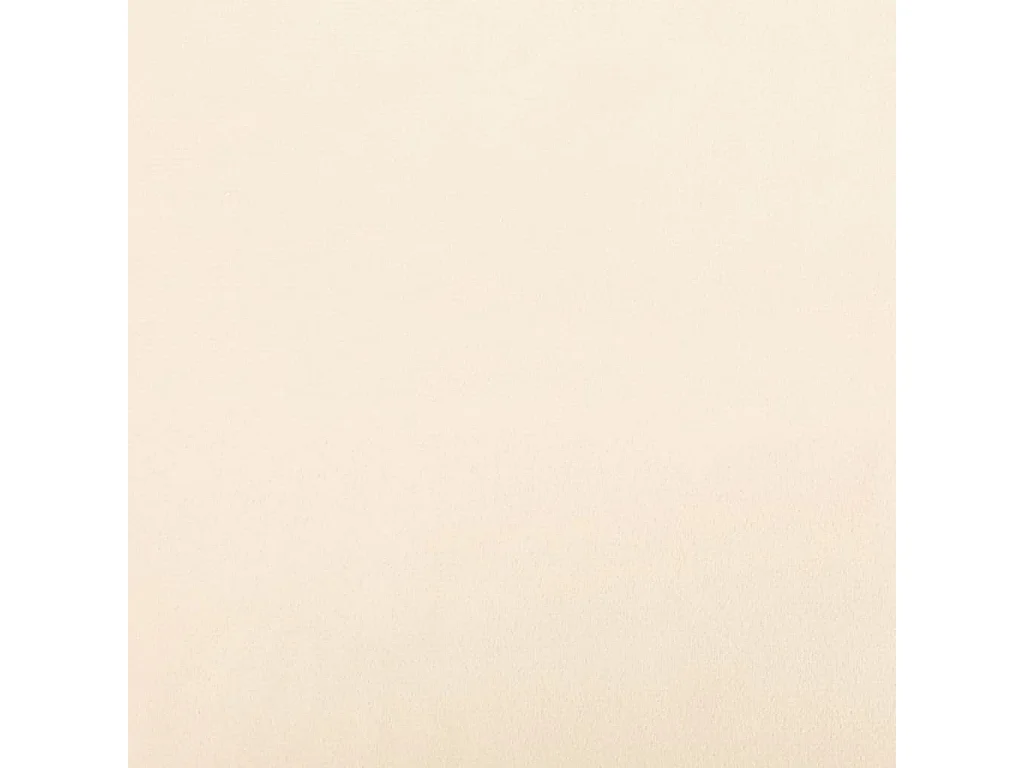 Chaises pivotantes à manger lot de 2 Crème Velours