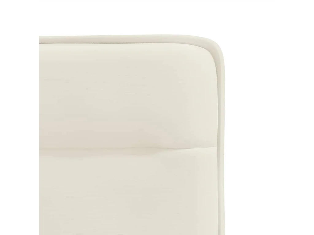 Chaises à manger lot de 2 Crème Velours