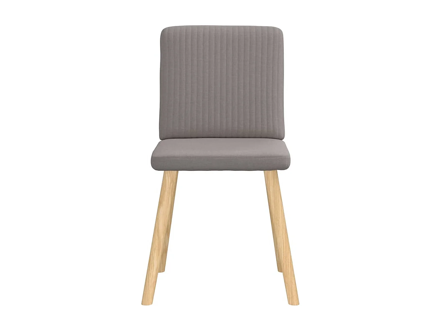 Chaises à manger lot de 4 taupe tissu