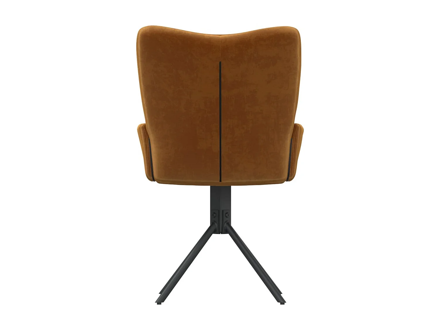 Sillas de comedor giratorias 2 unidades terciopelo marrón