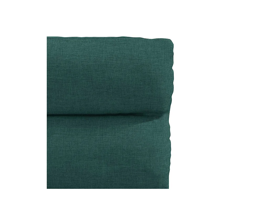 Chaises à manger lot de 2 vert foncé tissu