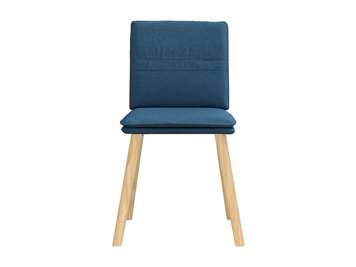 Sillas de comedor 2 unidades tela azul