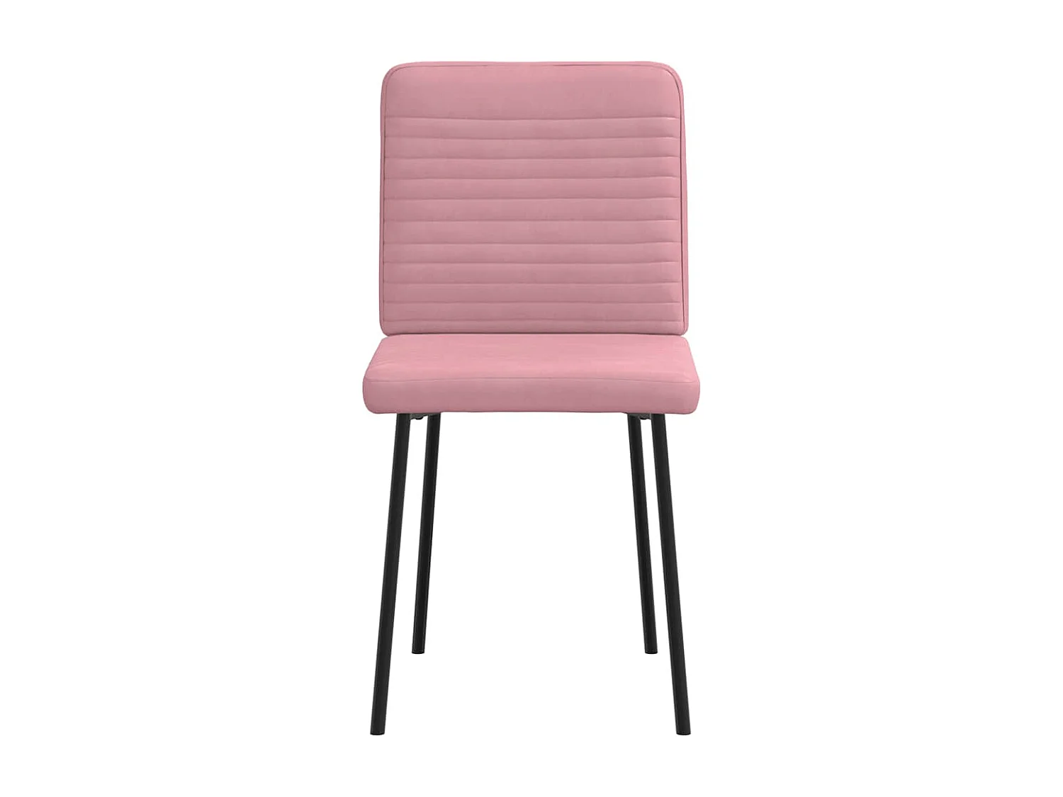 Chaises à manger lot de 2 Rose Velours