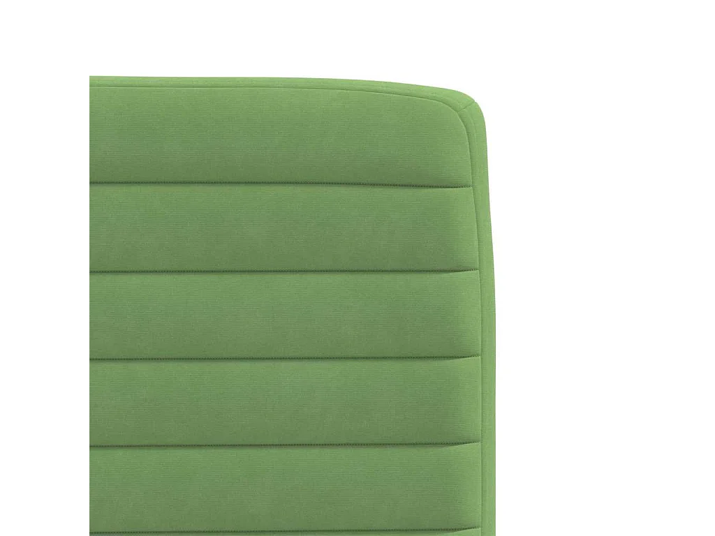 Cadeiras de jantar 2 peças veludo verde-claro