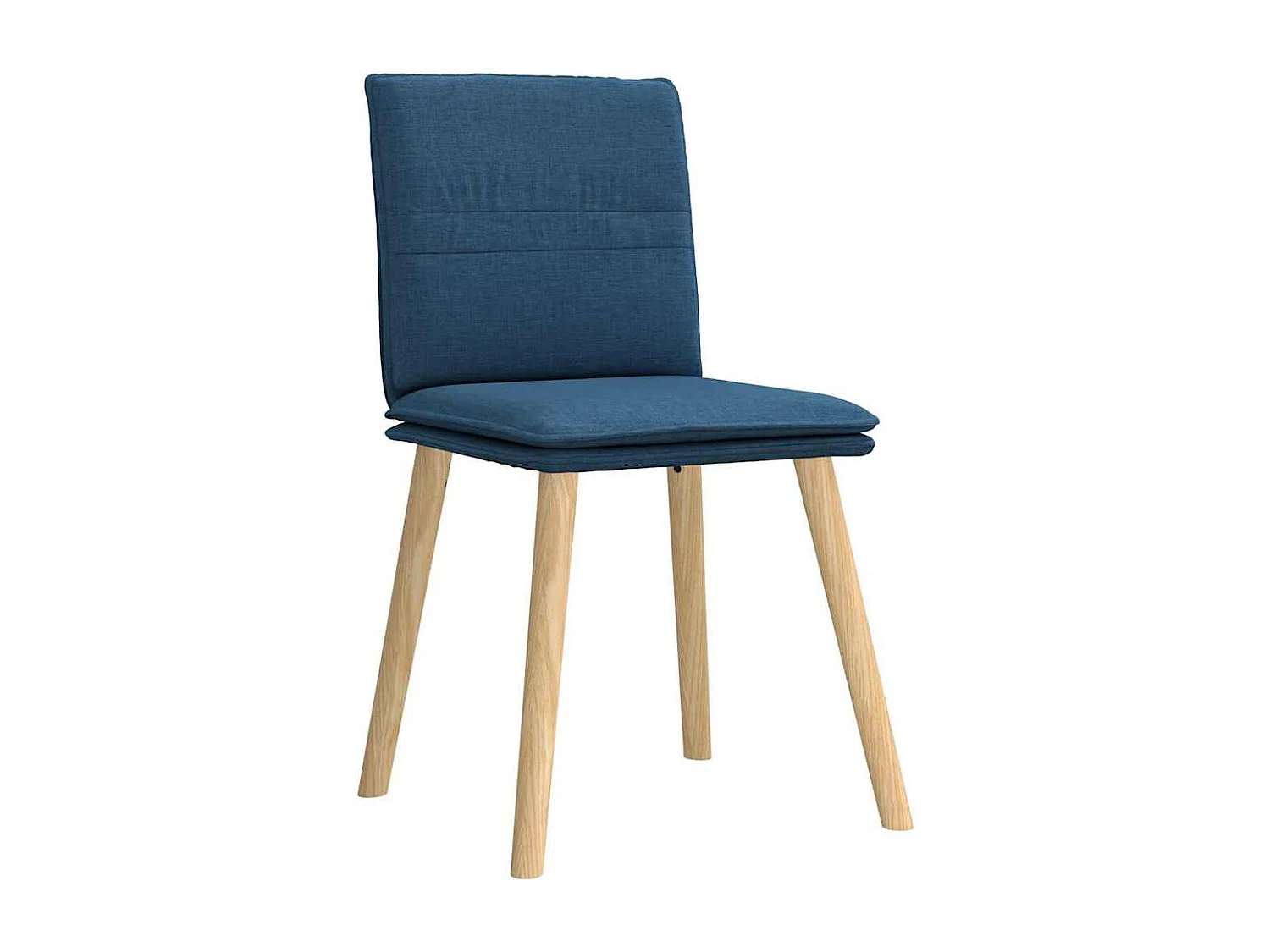Eetkamerstoelen 4 stukkenstof blauw