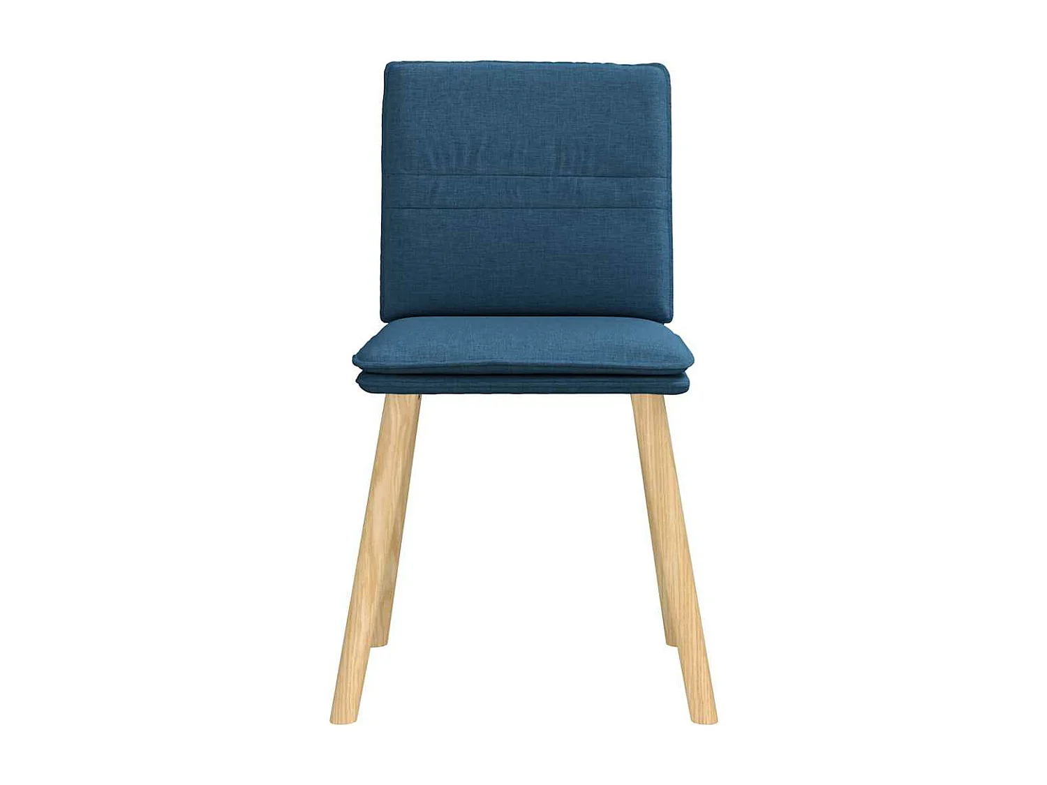 Eetkamerstoelen 4 stukkenstof blauw