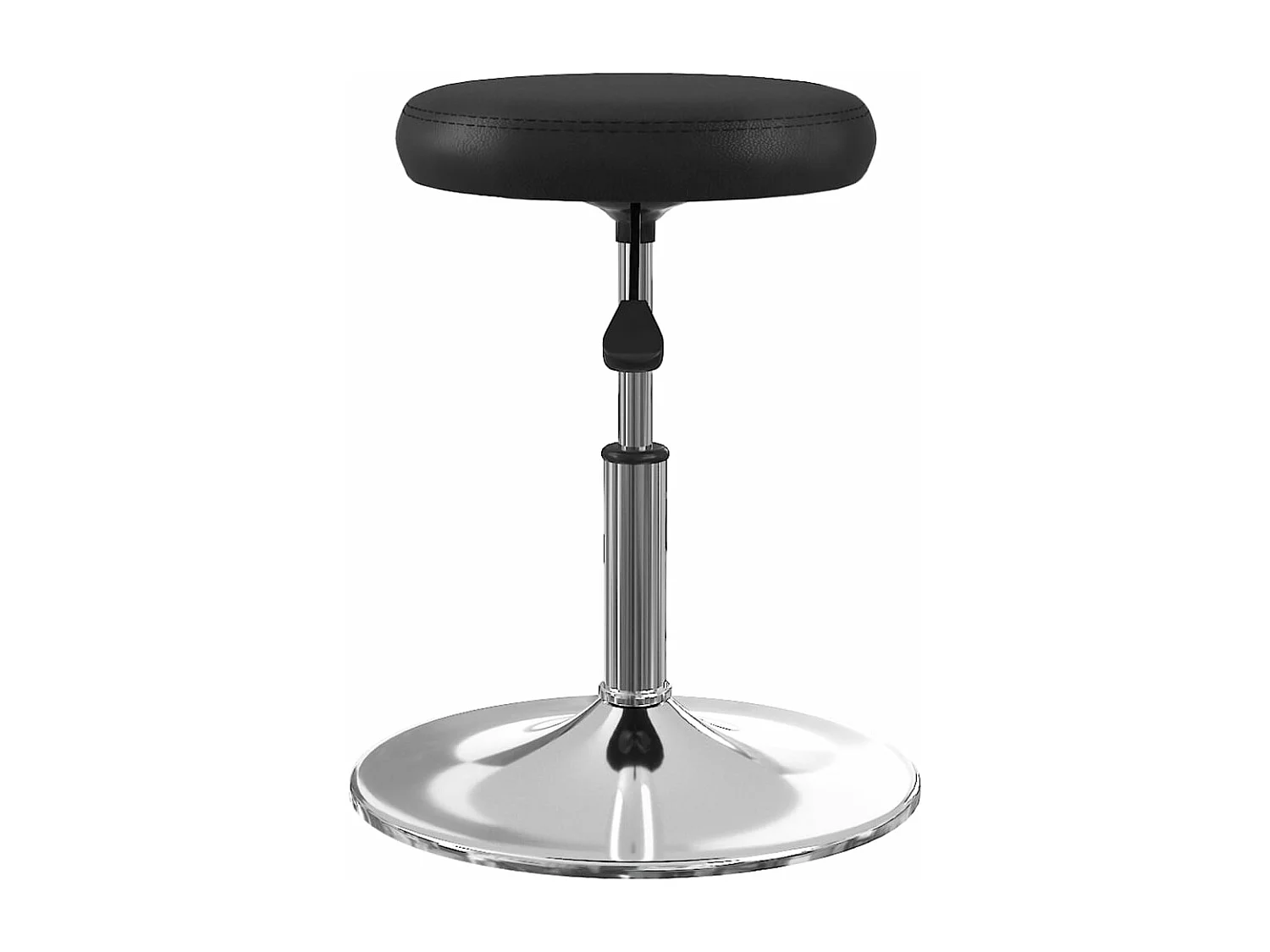 Sillas de comedor 2 unidades cuero sintético negro