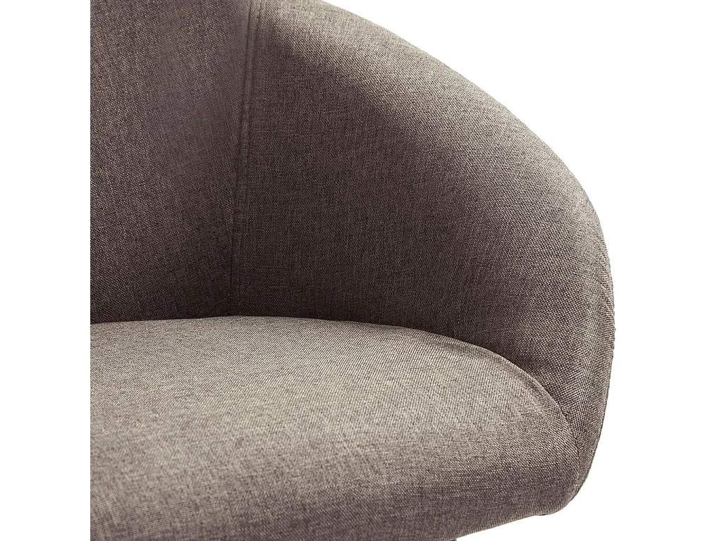 Sillas de comedor 4 unidades tela taupe