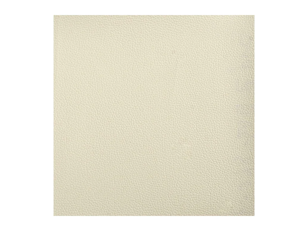 Sillas de comedor 2 unidades cuero sintético crema