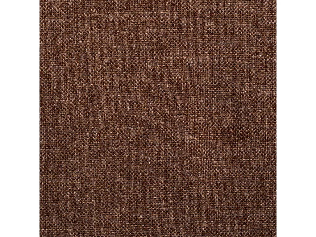 Chaises à manger lot de 4 marron tissu